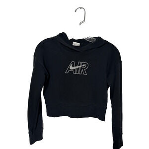 Nike Girl's M Hoodie Sportswear Cropped Swoosh Causal Everyday School Cool